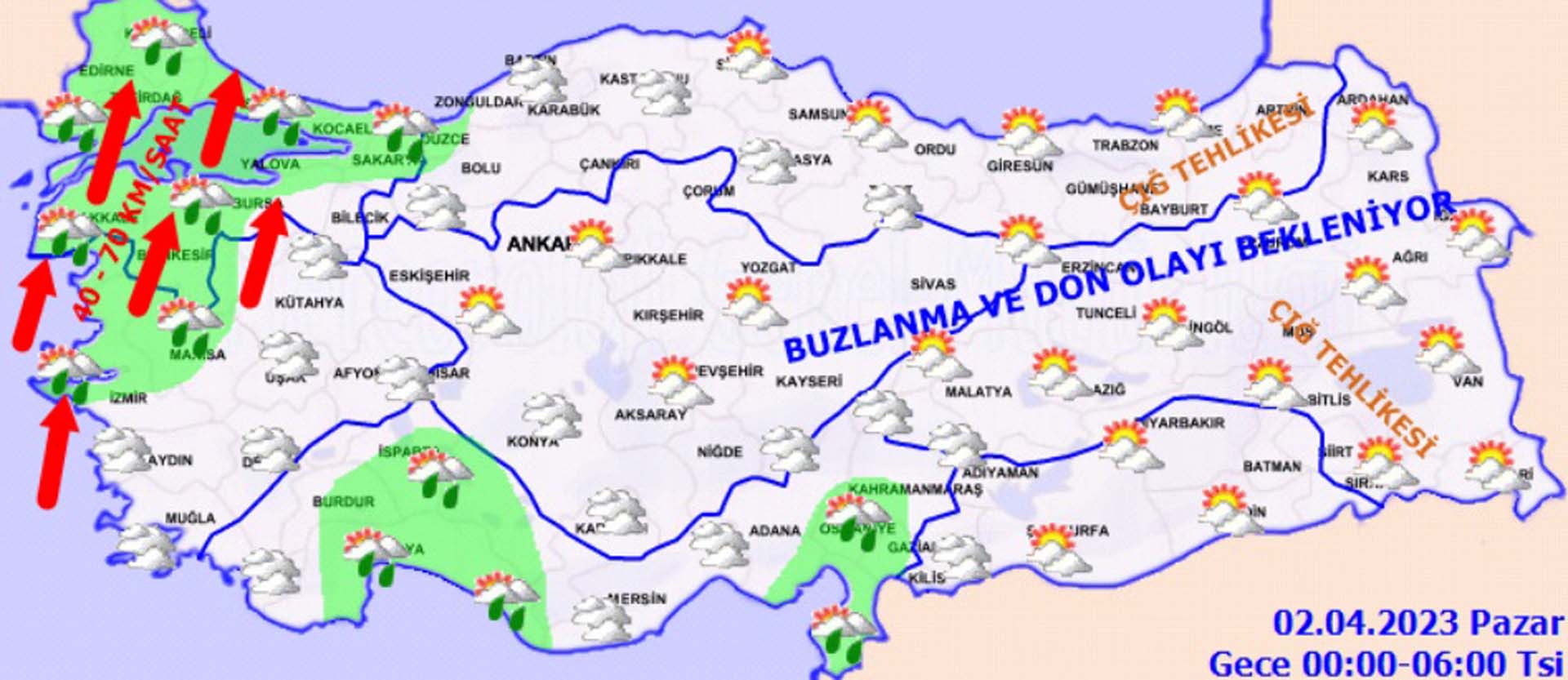 1 Nisan 2023 Cumartesi Hava Durumu: Marmara ve Ege bölgesine dikkat! Güneşe sakın aldanmayın!