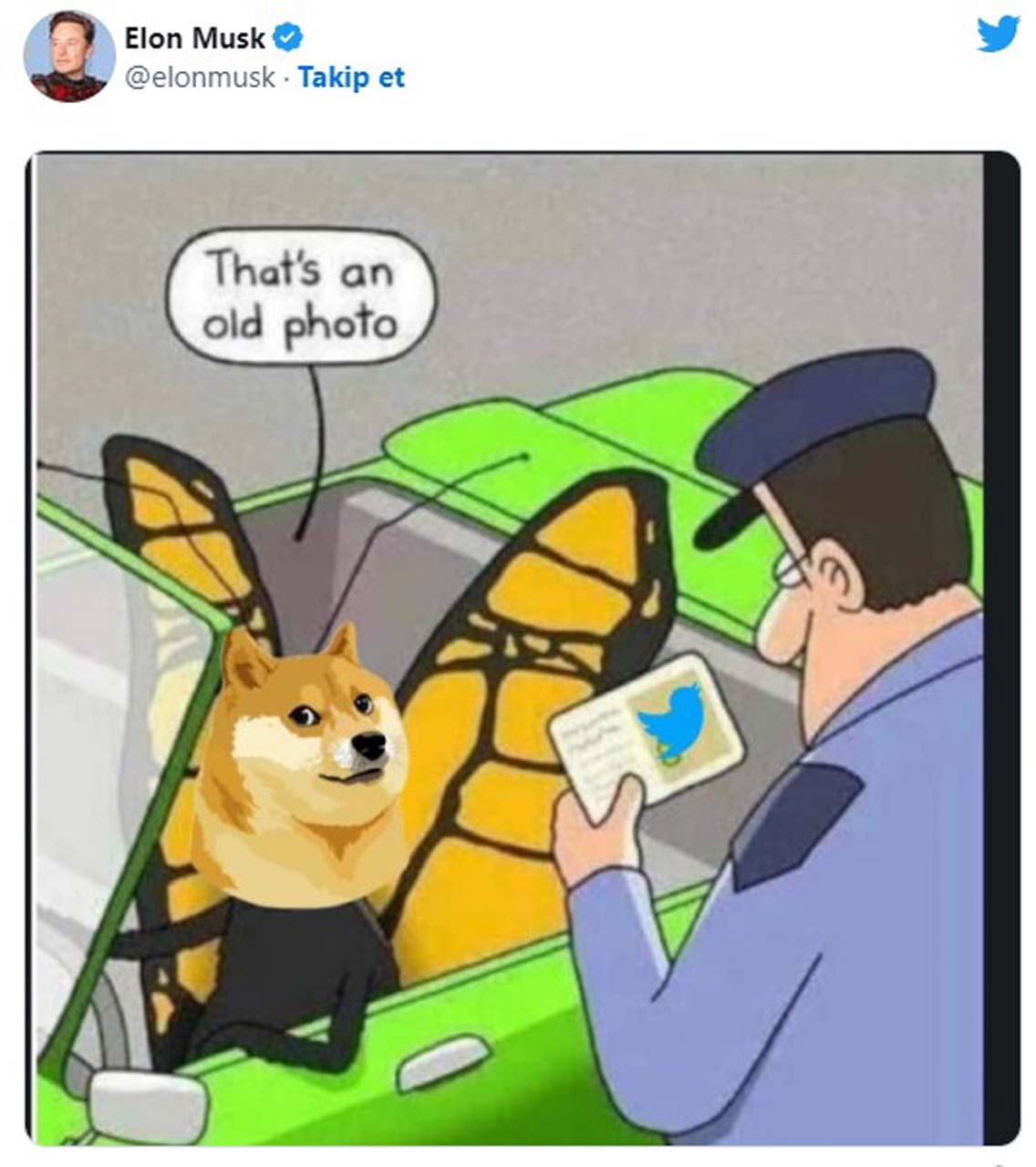 Elon Musk Twitter'ın logosunu Dogecoin logosu ile değiştirdi! 