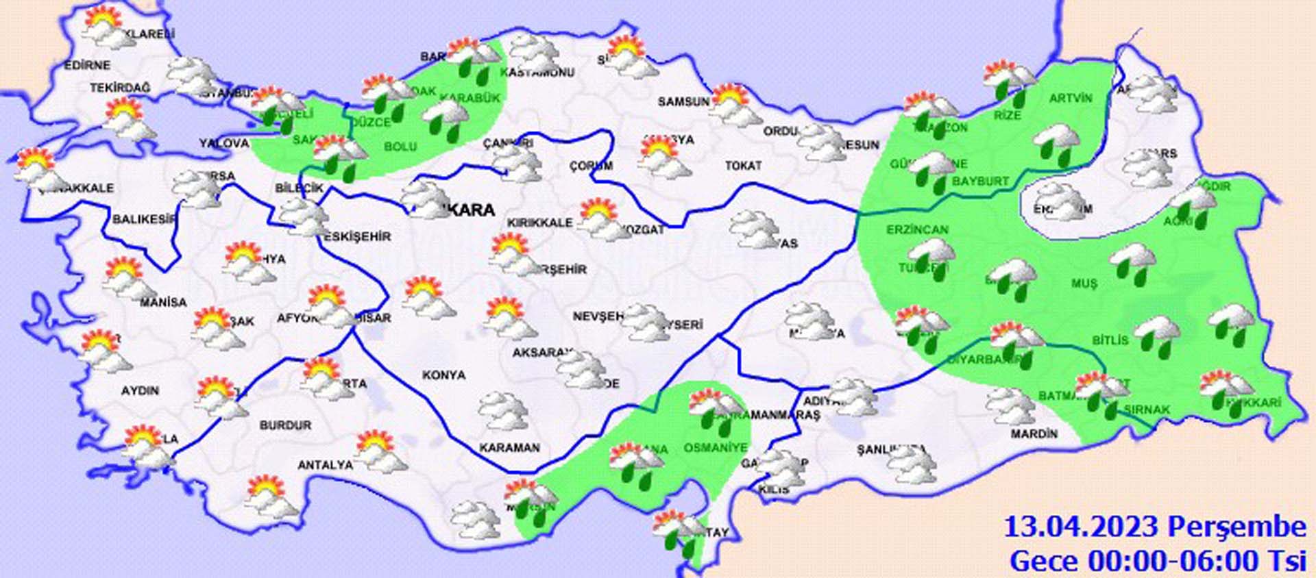 12 Nisan Çarşamba 2023 Hava durumu! Kar geri geliyor! Meteoroloji o illeri uyardı! 
