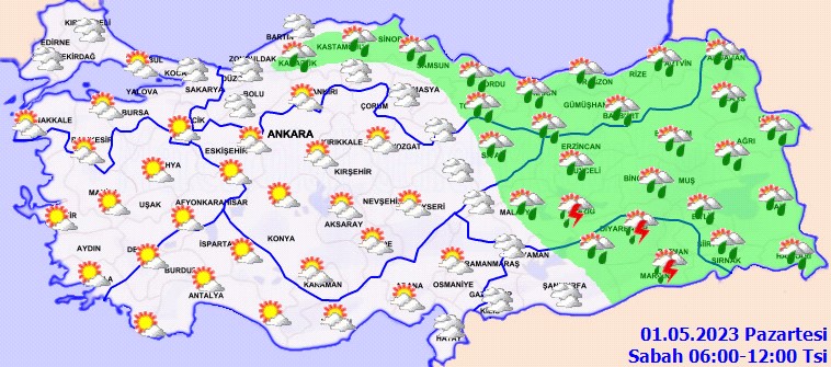 1 Mayıs 2023 Pazartesi Hava durumu! Beklenen yaz geliyor! Kışlıkları kaldırın yazlıkları çıkarın! İşte il il hava tahmin raporu! 
