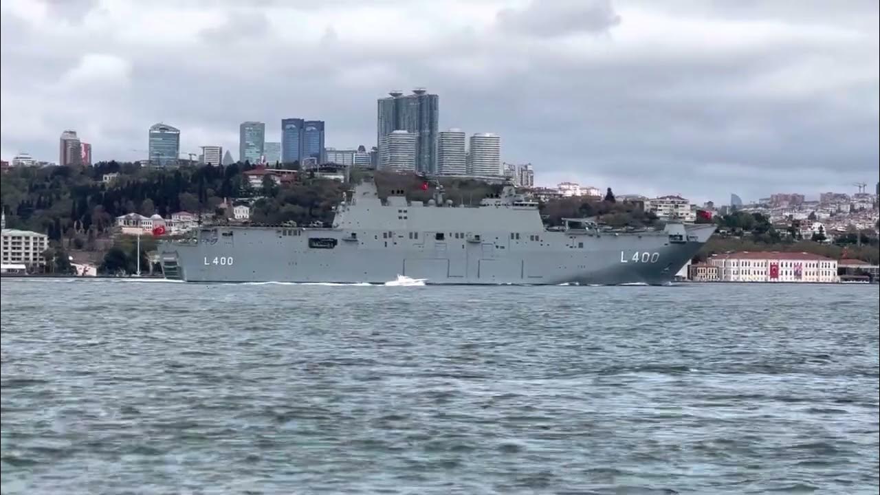 Türk donanmasına ait TCG Anadolu İstanbul’dan sonra İzmir'e gelerek halkın ziyaretine açıldı