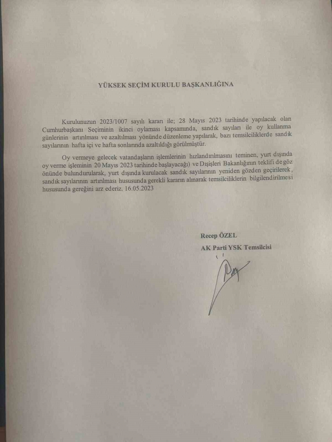 AK Parti’den YSK'ya itiraz!