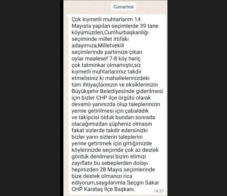CHP'li belediye, işçileri oy alabilmek için tehdit etti