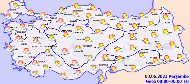 Meteoroloji, açıkladı! Ülke geneli 6 Haziran Salı hava durumu nasıl olacak?