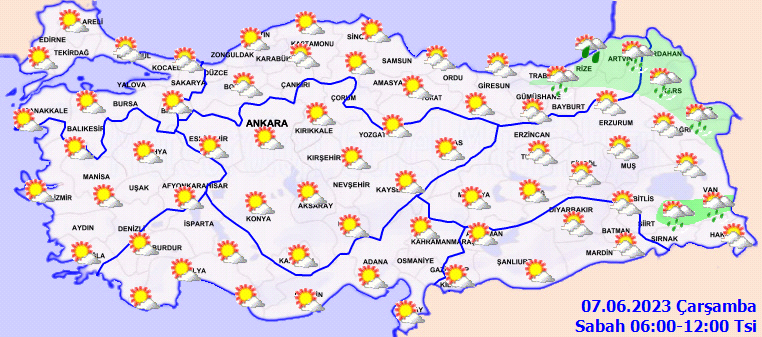 Meteoroloji, açıkladı! Ülke geneli 6 Haziran Salı hava durumu nasıl olacak?