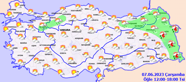 Meteoroloji, açıkladı! Ülke geneli 6 Haziran Salı hava durumu nasıl olacak?