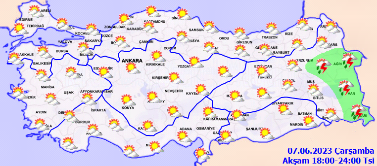 Meteoroloji, açıkladı! Ülke geneli 6 Haziran Salı hava durumu nasıl olacak?