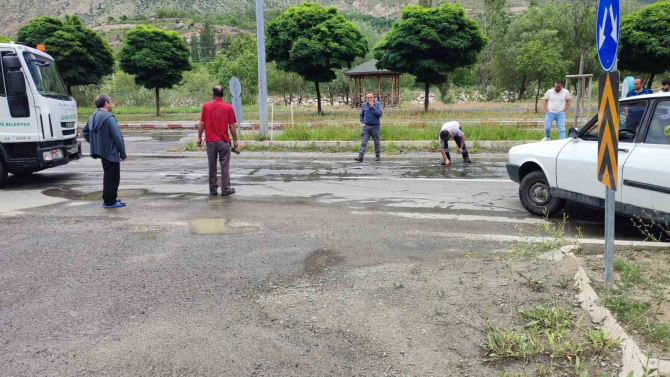 İHA muhabiri habere giderken haber oldu!