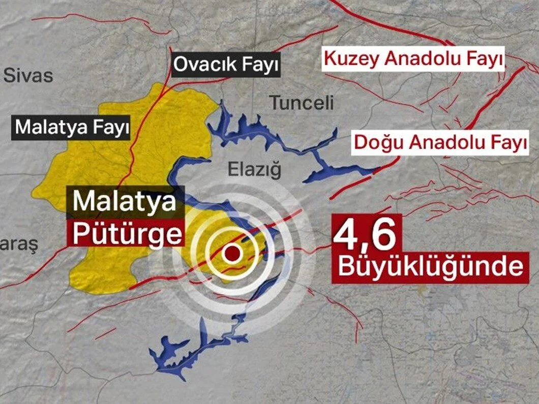 Son Dakika: Malatya Pütürge'de 4.6 şiddetinde deprem meydana geldi 