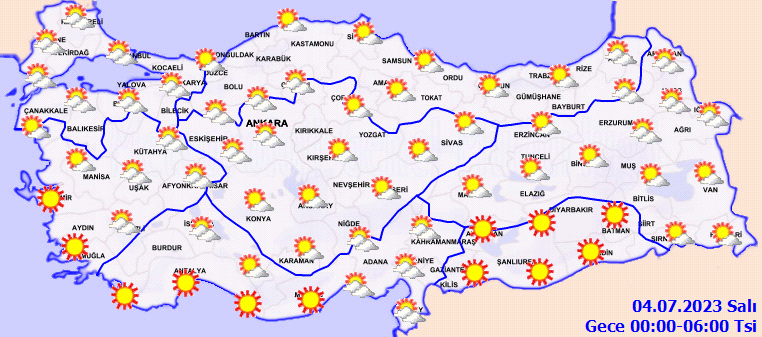 Meteoroloji açıkladı! Ülke geneli 3 Temmuz Pazartesi hava durumu nasıl olacak?