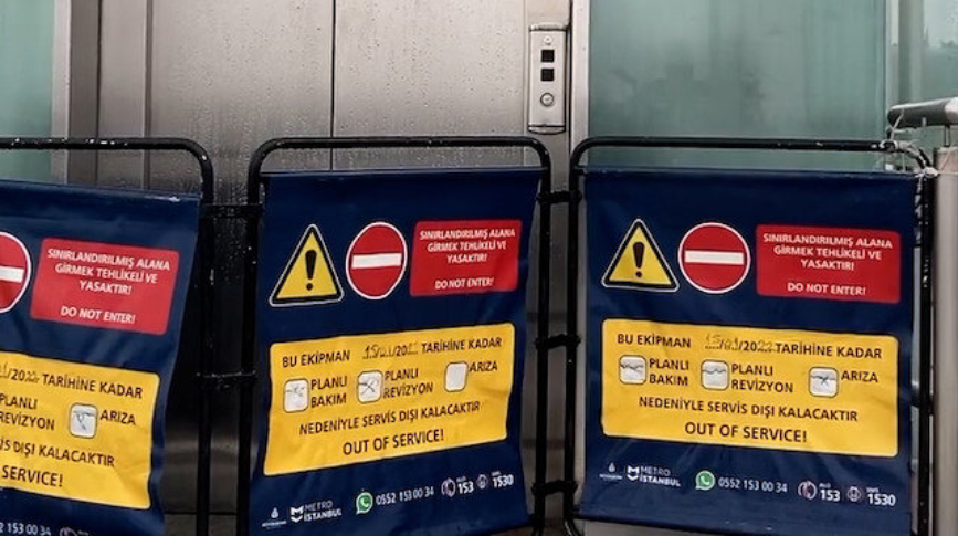 İBB Belediyesi vatandaşı çileden çıkarttı! Sürekli bozuk Asansörler!