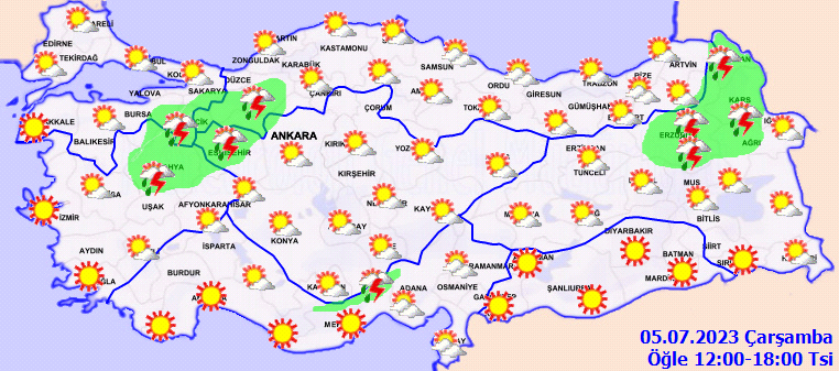 Ülke geneli 5 Temmuz Çarşamba hava durumu nasıl olacak? Yaz sıcakları geliyor!