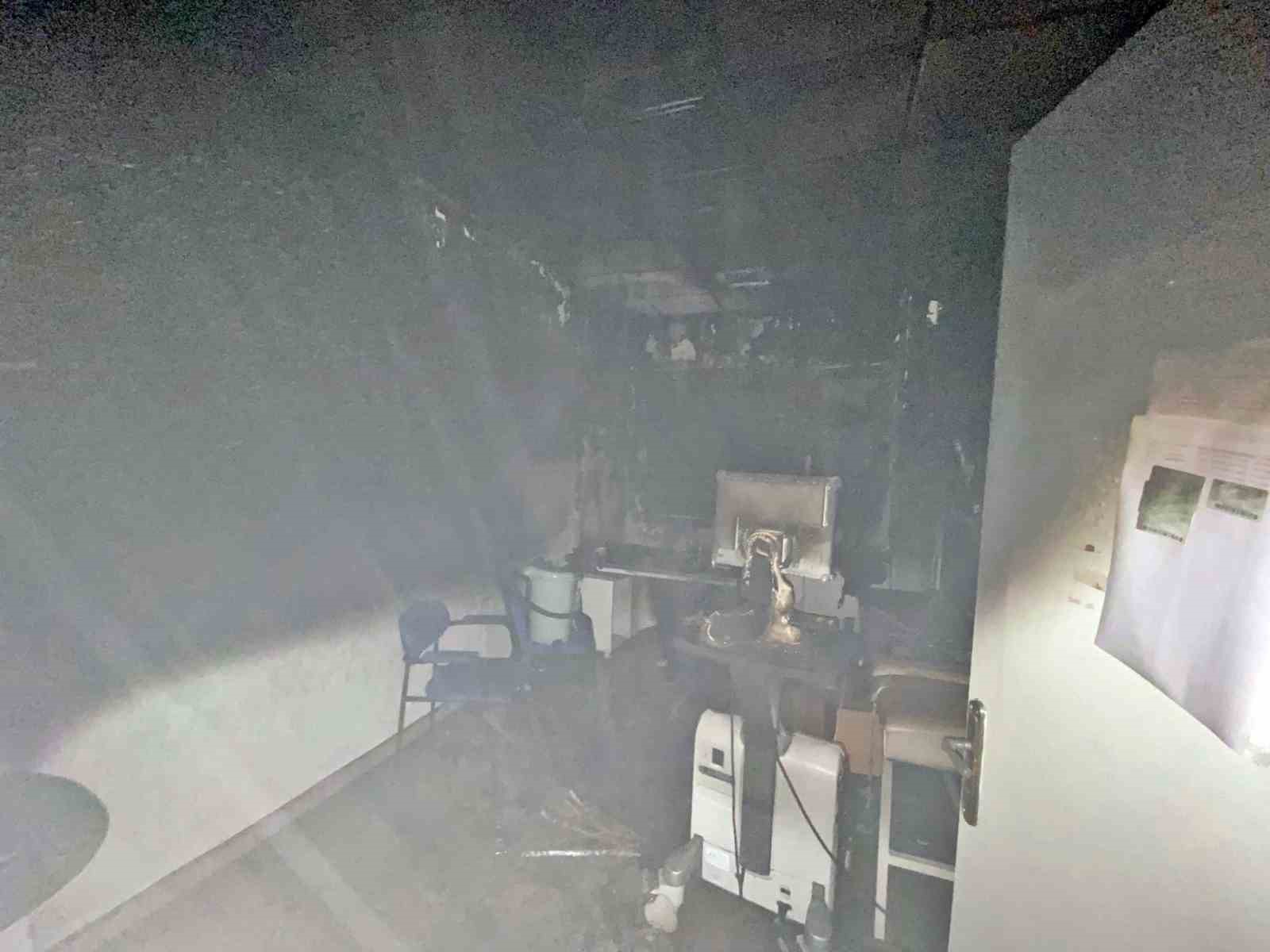 ADÜ Hastanesi’nde yangın alarmı!