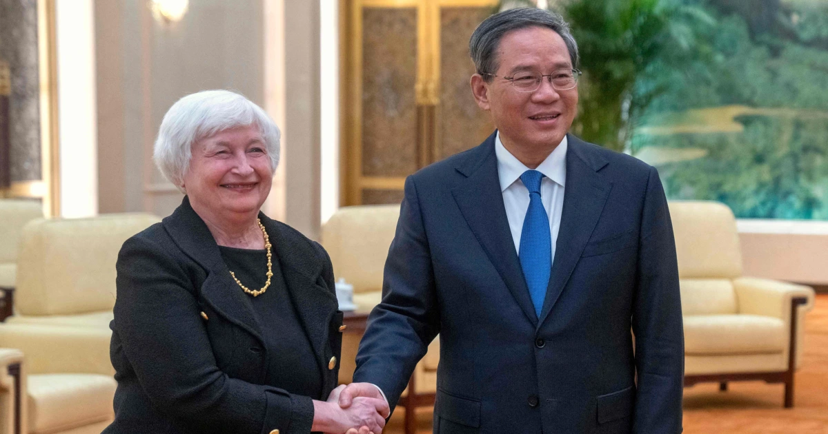 ABD Hazine Bakanı Yellen, ABD'nin Çin'den "ayrışma" gibi bir arayışta olmadığını açıkladı