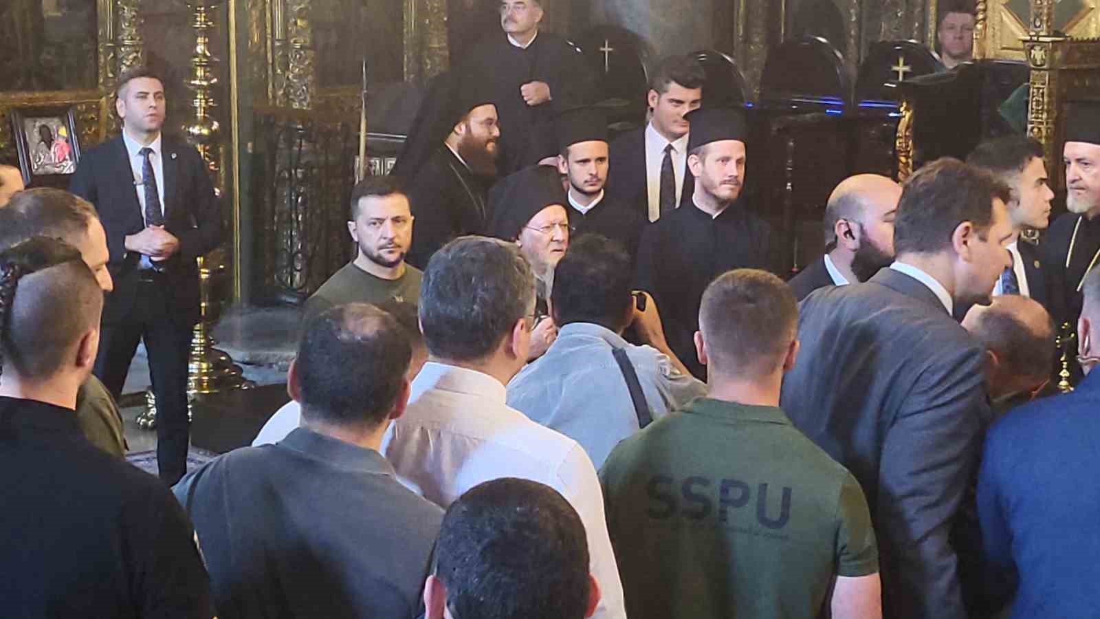 Ukrayna Devlet Başkanı Zelenski, Fener Rum Patriği Bartholomeos’u ziyaret etti! 'Cumhurbaşkanı'na müteşekkiriz'