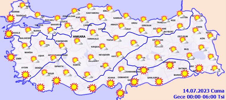 Ülke Geneli 13 Temmuz hava durumu nasıl olacak? Sıcaklıklar 4 dereceye kadar artacak!