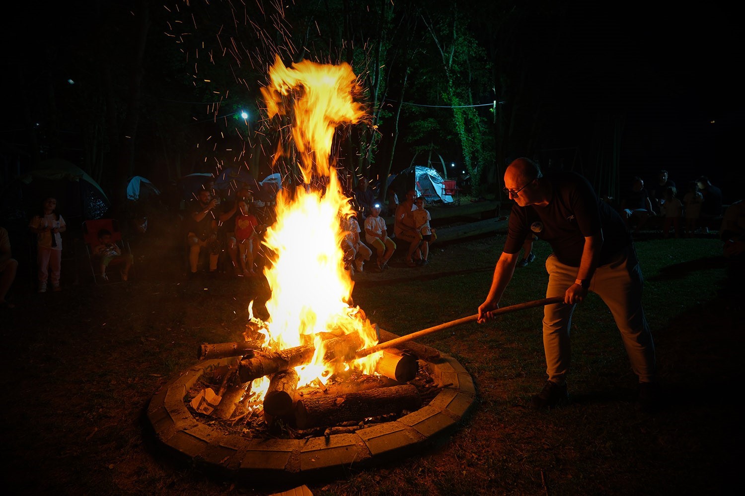 Sakarya Büyükşehir Belediyesinin baba-çocuk kampına ilk haftasında büyük ilgi gördü
