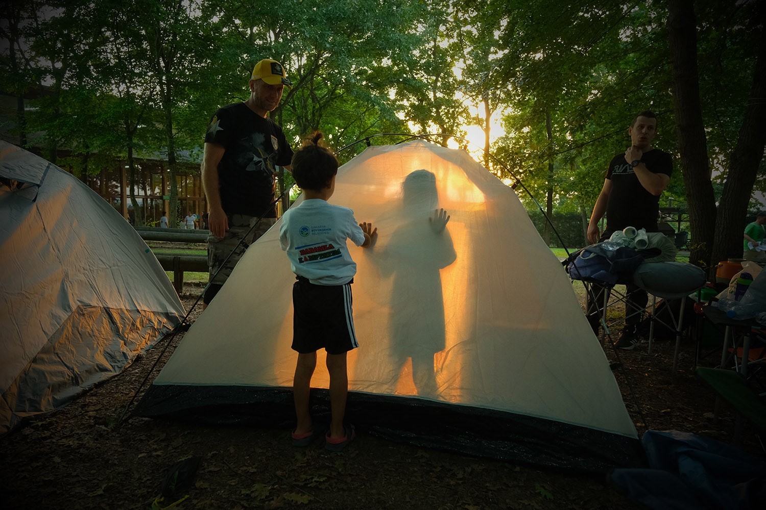 Sakarya Büyükşehir Belediyesinin baba-çocuk kampına ilk haftasında büyük ilgi gördü