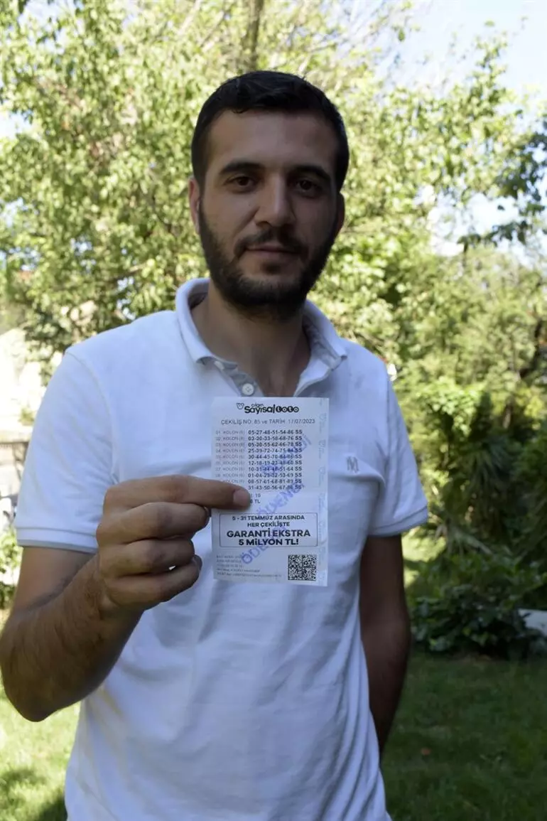 Makineye kupon oynattı! Milyoner oldu!