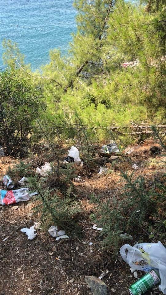 Fethiye Yarımadası’ndaki çöpler vatandaşları çileden çıkardı! 
