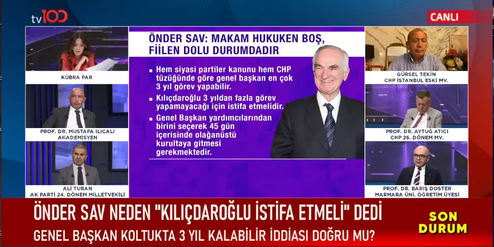 Gürsel Tekin'den Önder Sav'a sert tepki: "insanlar kendi partisini ihbar etmez"