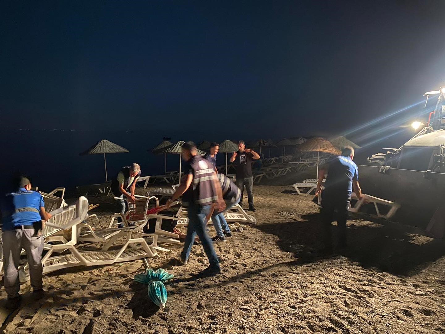 İşgal edilen sahiller tek tek denetlendi! 