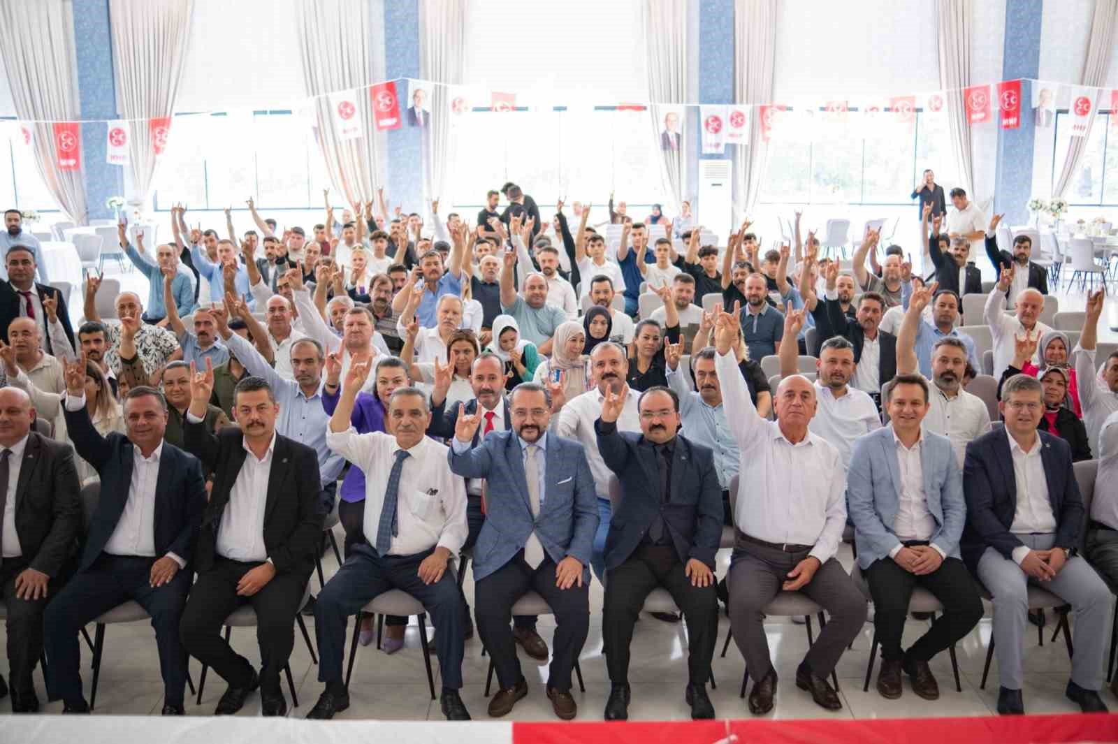 MHP Denizli İl Başkanı Yılmaz Kongrede konuştu; “Büyük güçlü Türkiye’yi hep birlikte inşa edeceğiz”