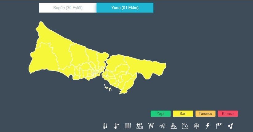 İstanbul Valiliği Pazar günü için alarm verdi! Çok kuvvetli geliyor: Sel, su baskını, heyelan, yıldırım!