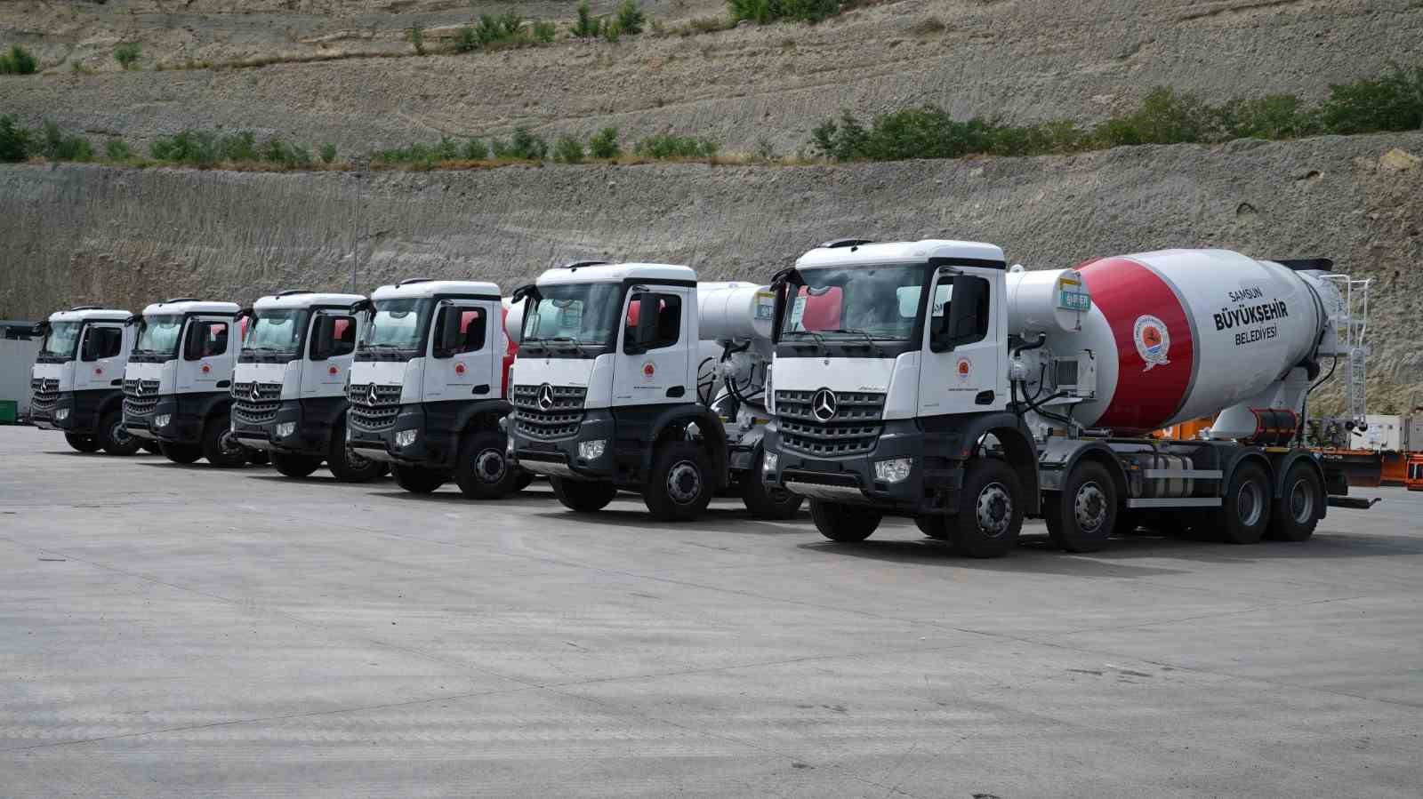 Samsun Büyükşehir Belediyesi "yüksek verimlilik" ilkesiyle araç filosunu 2 katına çıkardı