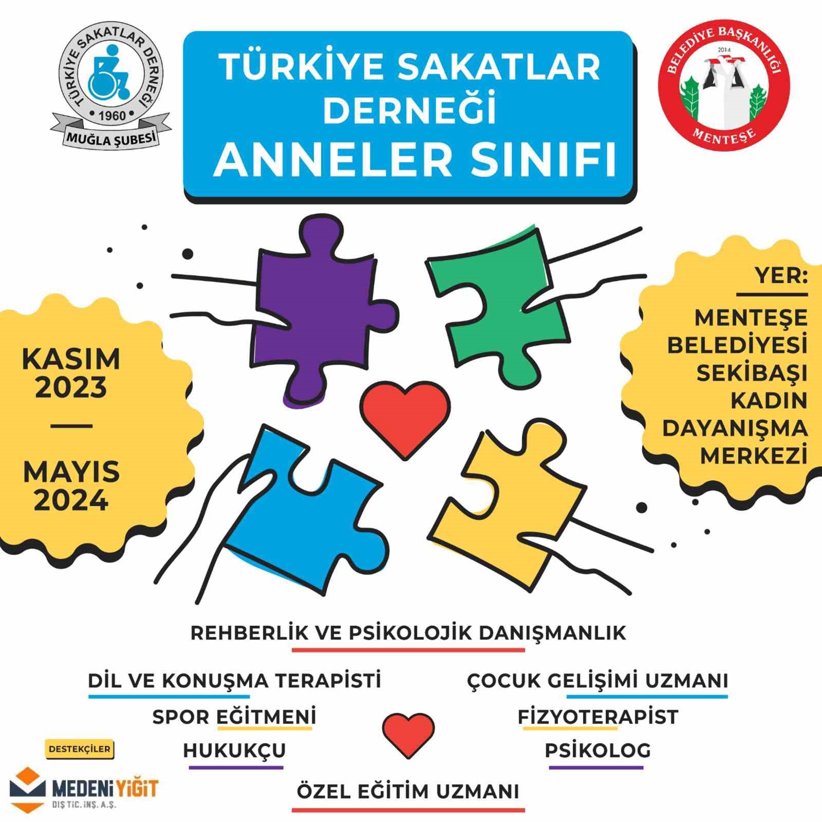 7 ay eğitim alacaklar, Otizmli çocuğu olan anneler için sınıf açılacak