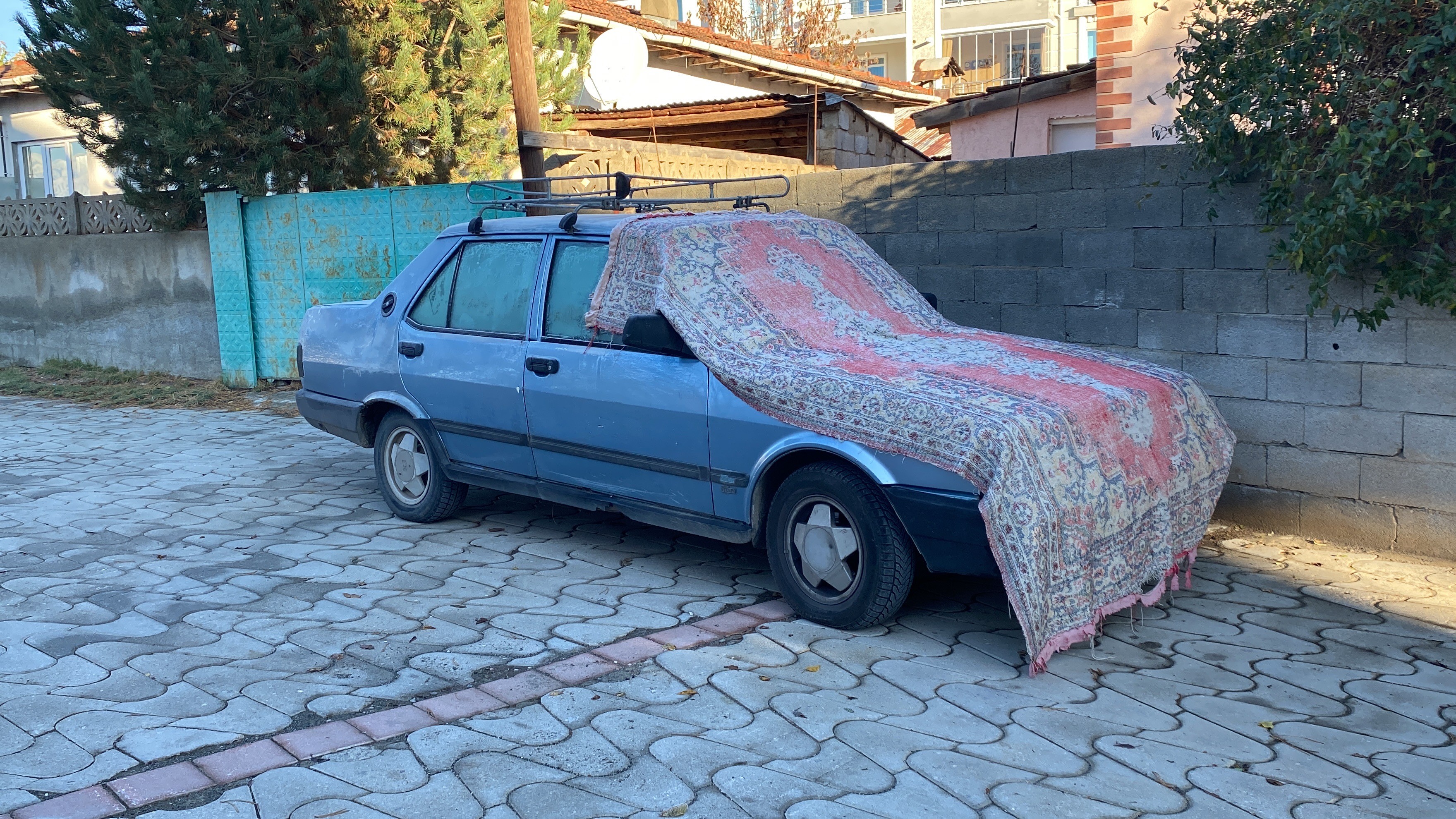 Erzincan’da önce kar sonra don etkili oldu!