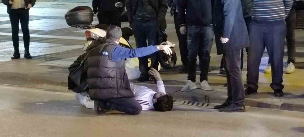 Herkes ne olduğunu anlamaya çalıştı! Kaza geçiren genç ‘Rüya bu’ diyerek kaçmaya çalıştı!