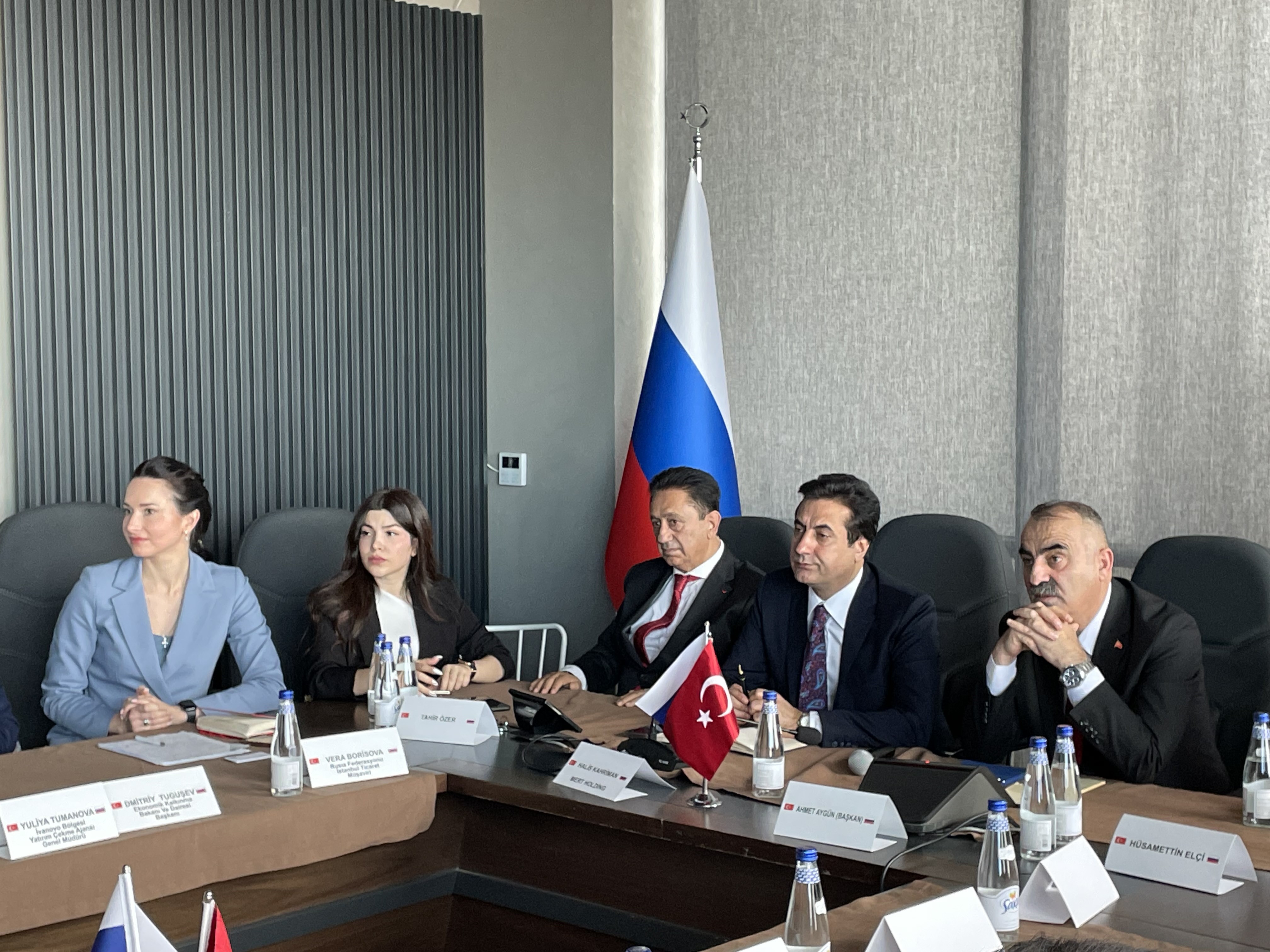 Rus bakan Dmitriy Tuguşev, İstanbul’da Türk iş adamları ile bir araya geldi