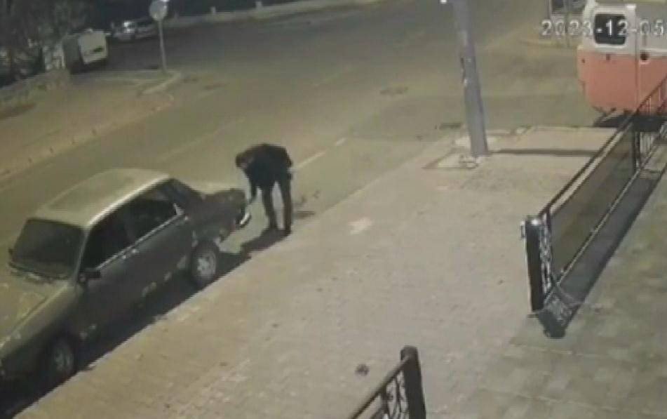 Park halindeki araçların lastiklerini tek tek patlattı! Yakalanınca bakın kendini nasıl savundu?