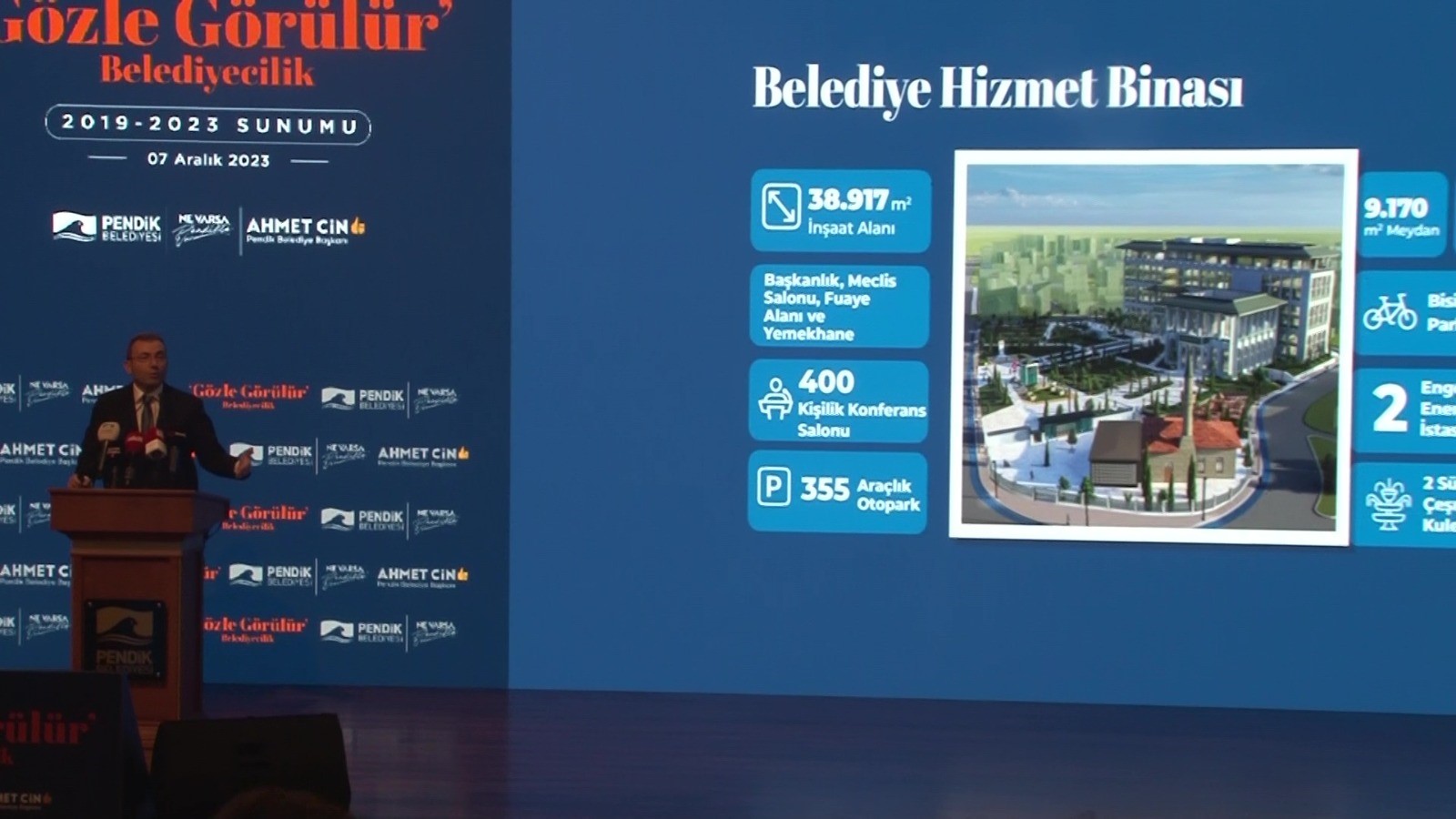 Pendik Belediye Başkanı Ahmet Cin: "Gözle Görülür Belediyecilik" teması ile projelerini paylaştı