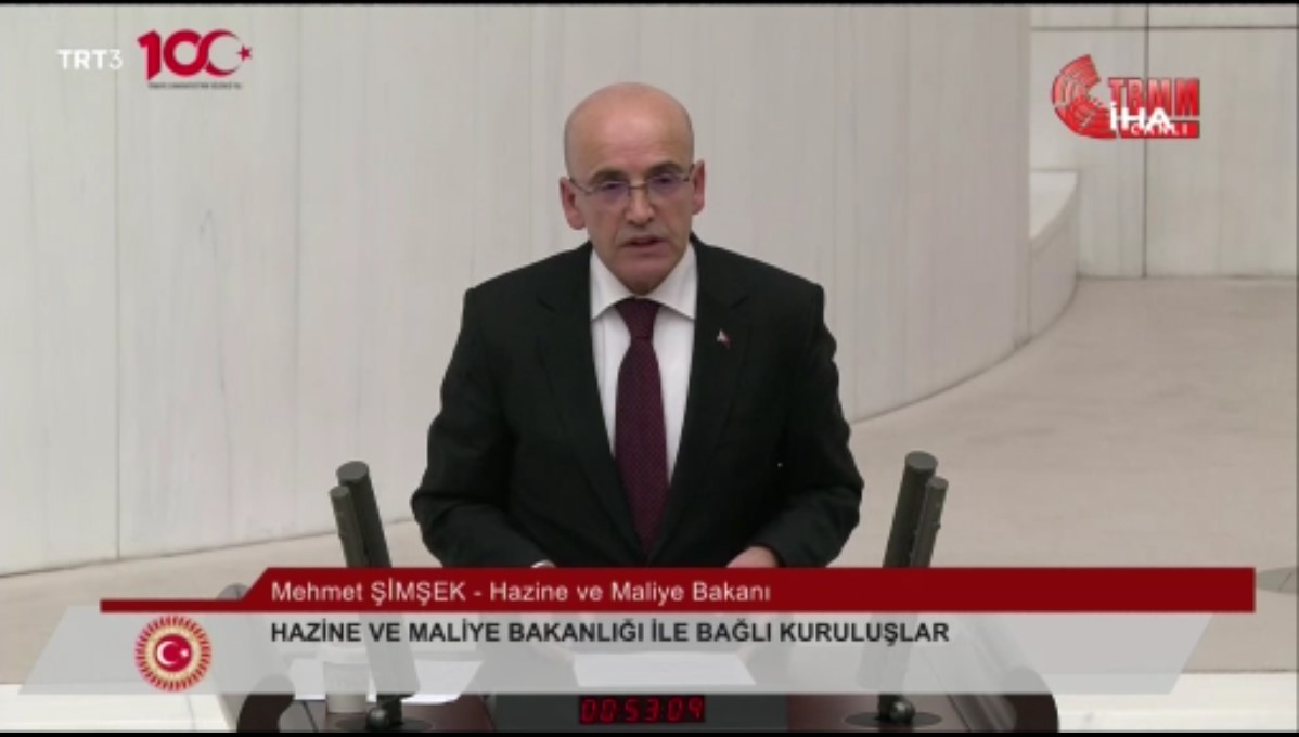 Maliye Bakanı Mehmet Şimşek, TBMM Genel Kurulu’nda bütçe ile ilgili soruları yanıtladı
