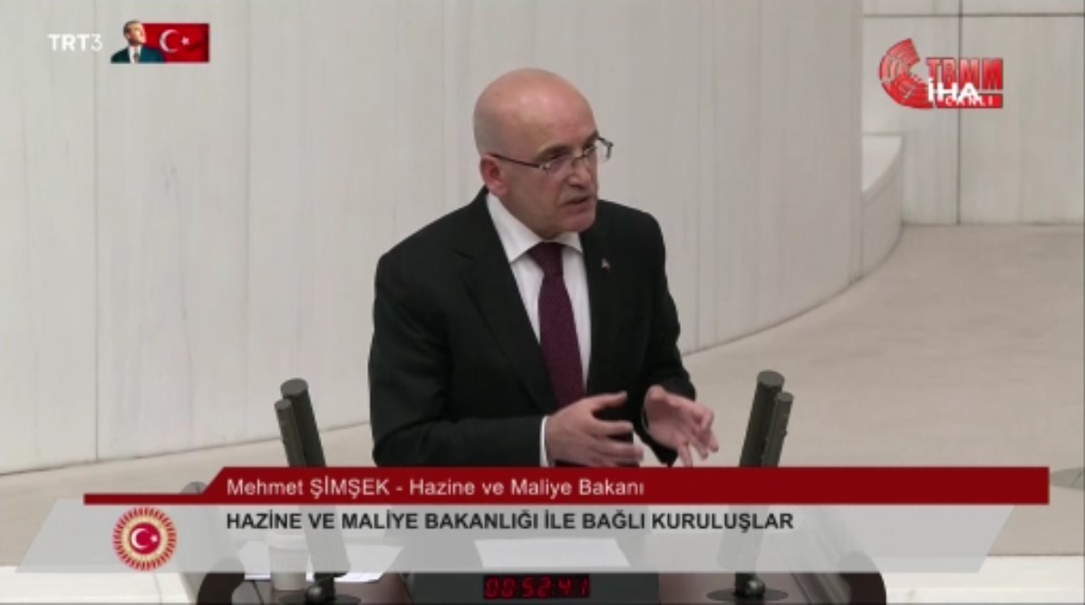 Maliye Bakanı Mehmet Şimşek, TBMM Genel Kurulu’nda bütçe ile ilgili soruları yanıtladı