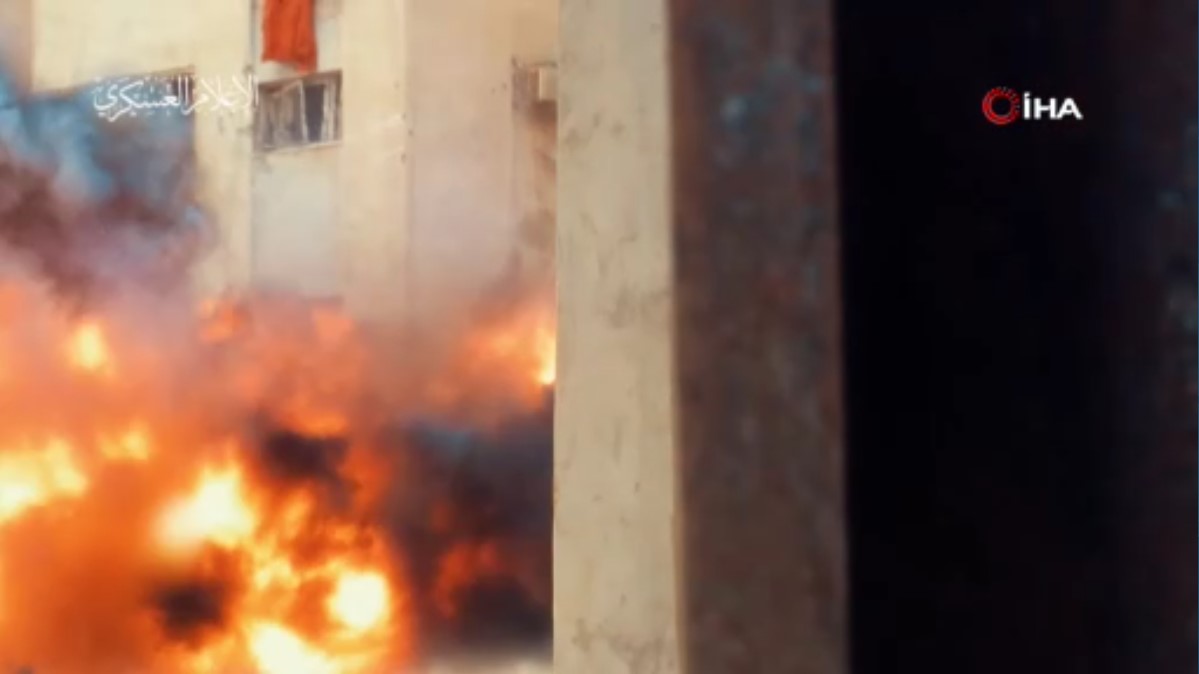 Hamas'ın silahlı kanadı İzzeddin el-Kassam Tugayları, yeni görüntüleri ortaya çıktı!