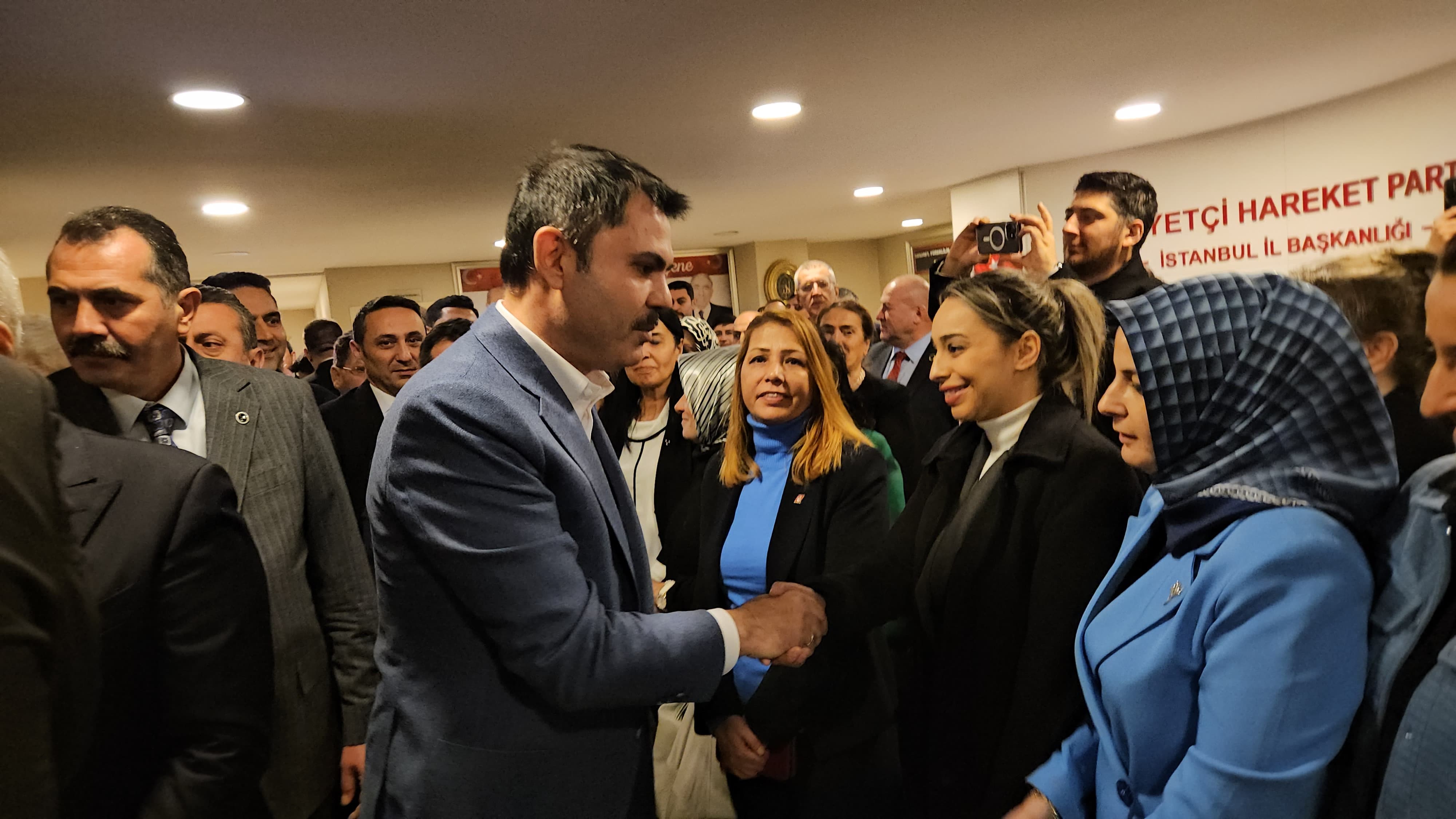 (İBB) Başkan Adayı Murat Kurum, MHP İstanbul İl Başkanı Sertel Selim ile bir araya geldi