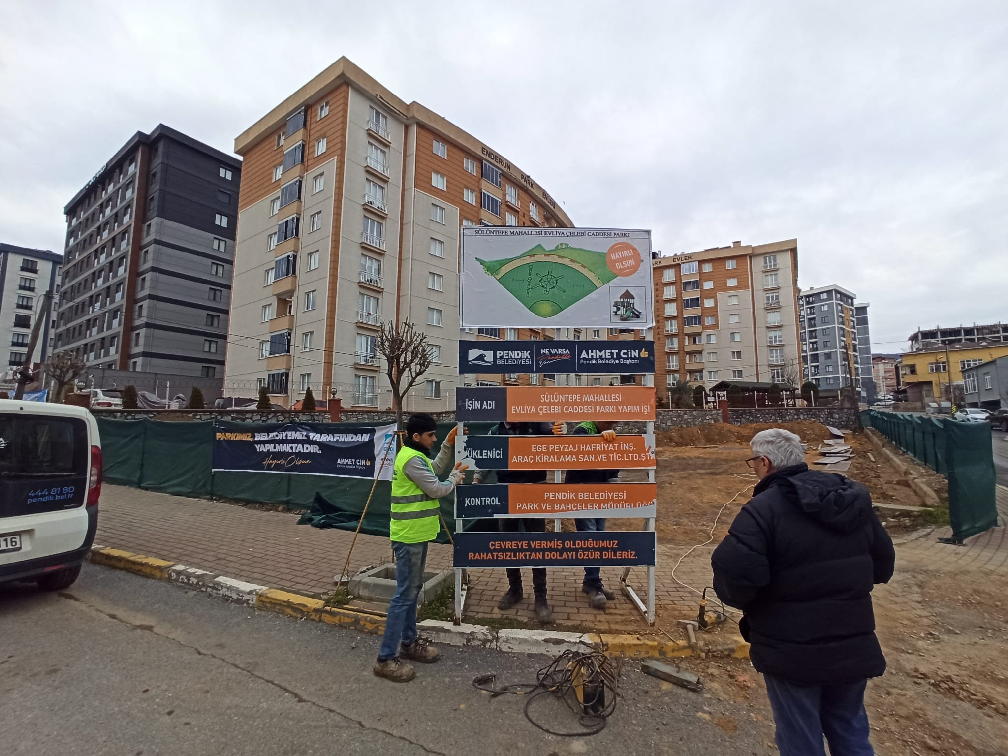Pendik Belediyesi hizmette sınır tanımadı, Sülüntepe Mahallesi’de 10. parkın temeli atıldı