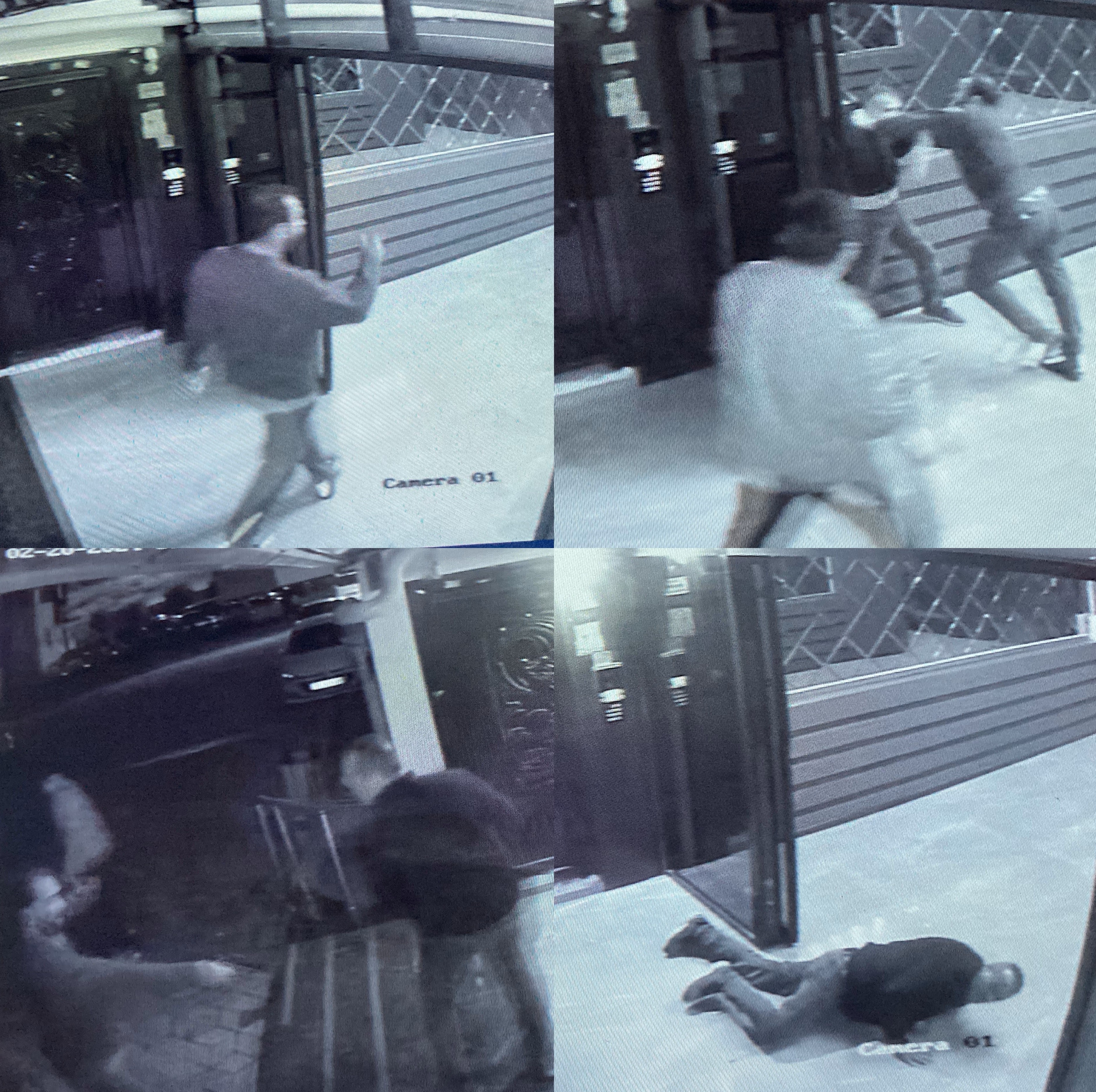 Kendisine hakaret eden komşusuna beylik tabancasıyla kurşun yağdırdı! O anlar kameraya yansıdı