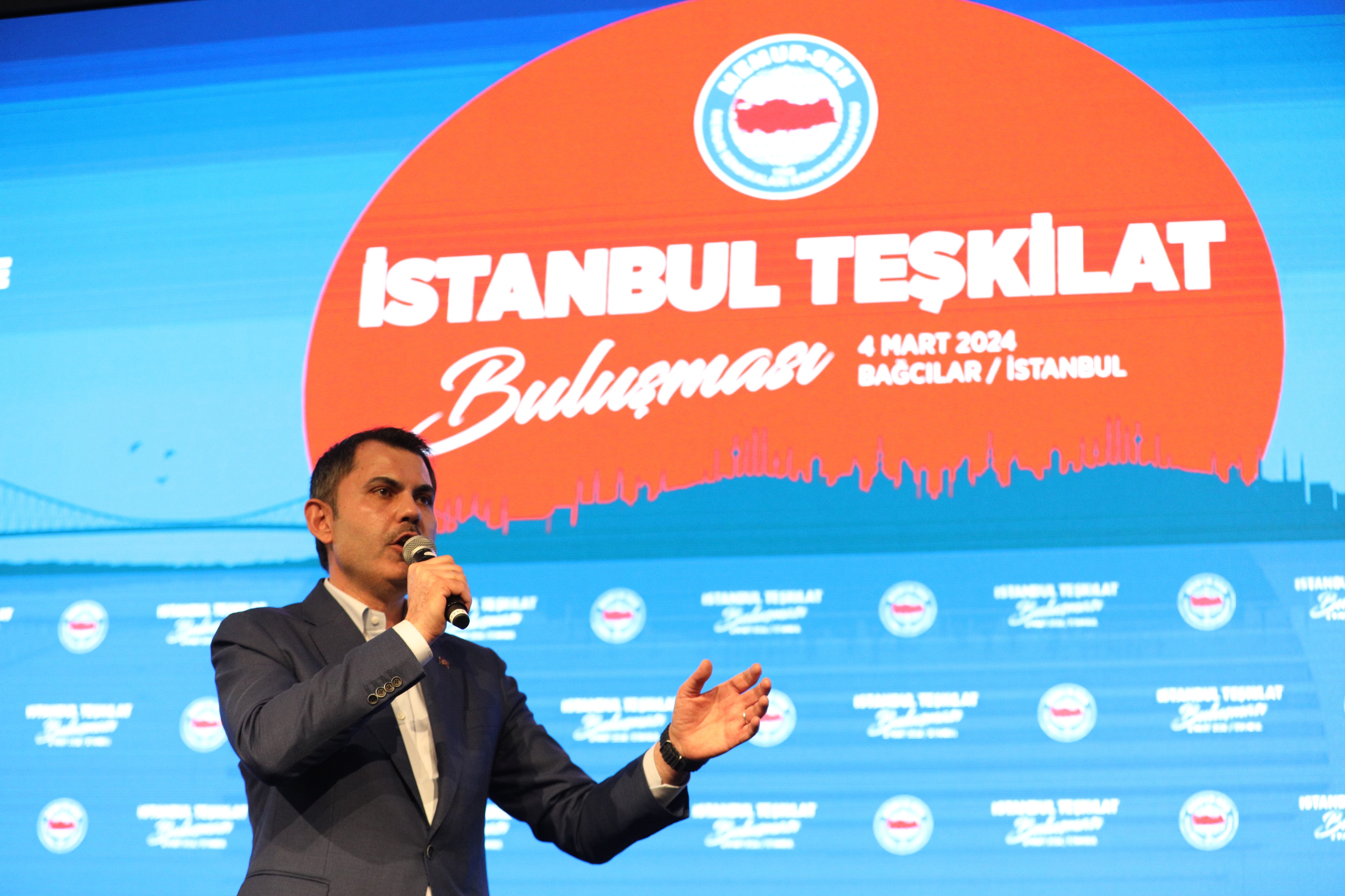 İBB Başkan Adayı Murat Kurum Memur-Sen İstanbul Teşkilat Buluşması’nda konuştu: