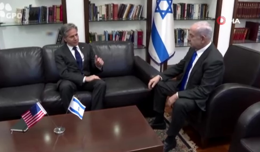 ABD Dışişleri Bakanı Blinken, Netanyahu ile biraraya geldi
