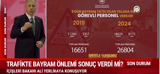 Son dakika! Bakan Yerlikaya canlı yayında konuştu! Selektör cezaları iptal edildi!