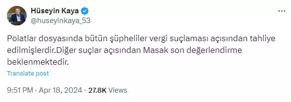 Polat çifti hakkında yeni gelişme! Dilan Polat ve Engin Polat'ın avukatı tahliye kararını açıkladı! 