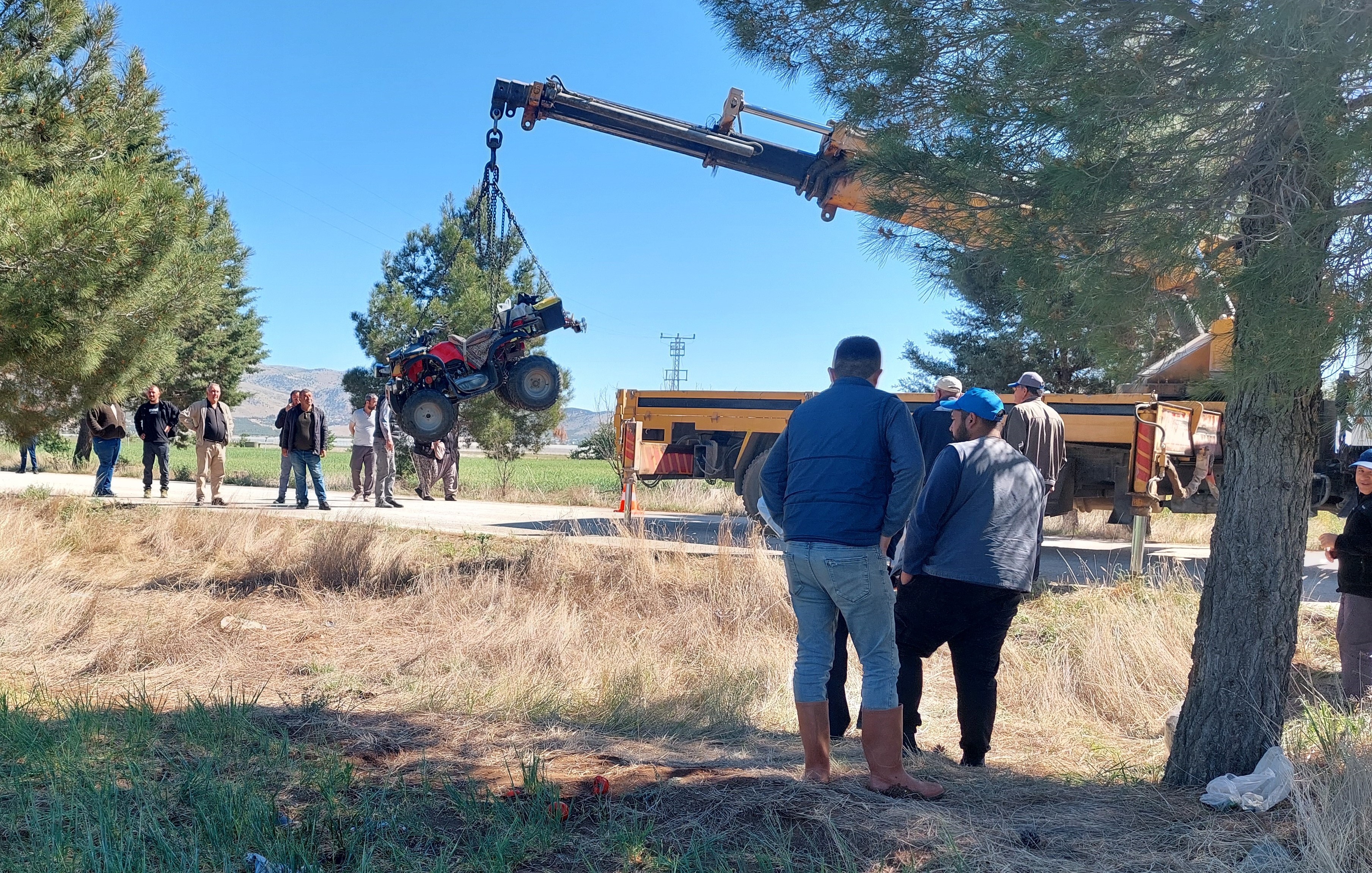 Burdur’da feci kaza! Yaşlı adam sürdüğü ATV devrilince, altında kalarak can verdi!