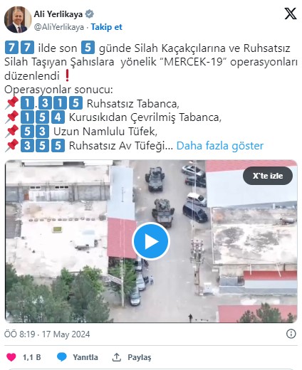 77 ilde büyük operasyon! Silah kaçakçılarına ağır darbe vuruldu!