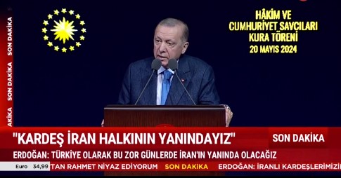 Cumhurbaşkanı Erdoğan, “26. Dönem Adli Yargı ve 16. Dönem İdari Yargı Kura Töreni”nde konuştu