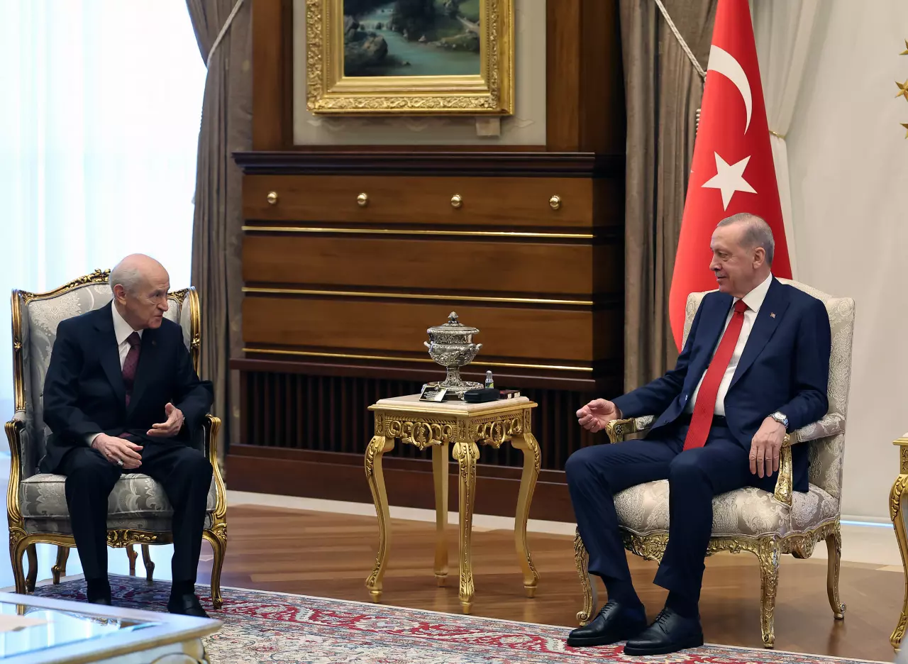 Cumhur ittifakı Beştepe'de! Cumhurbaşkanı Erdoğan ile MHP Lideri Devlet Bahçeli bir araya geldi