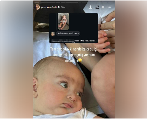 İdo Tatlıses'in eşi Yasemin Şevkatli hiç şefkatli davranmadı! Çocuklarına çok çirkin diye takipçisine fena patladı